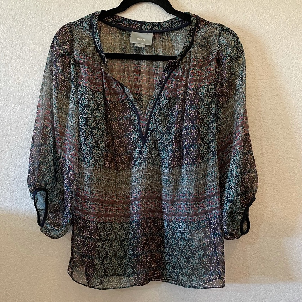 Mauve Sheer Blouse